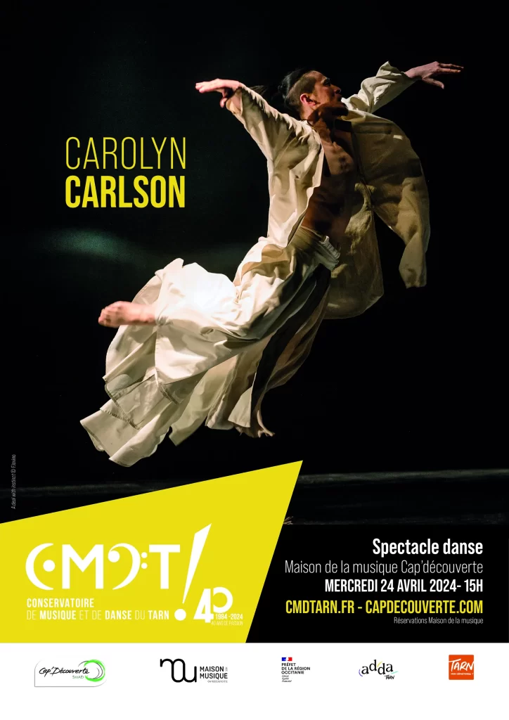 Affiche du spectacle de Carolyn Carson à Cap découverte, Albi, le 24/04/2024