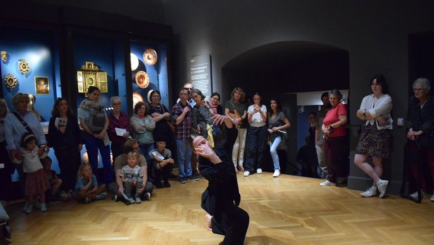 Évènement en partenariat avec le musée Goya, performance d'une danseuse du conservatoire de musique et de danse du Tarn